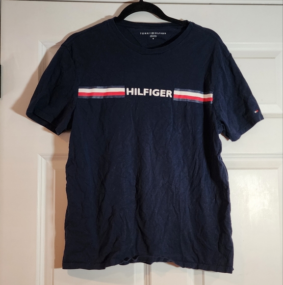 Tommy Hilfiger Navy T-Shirt for Men M - Picture 1 of 3